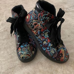 Brocade High Top Sneakers